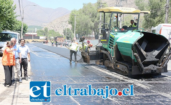 La gestión impulsada desde el municipio y el apoyo entregado por Vialidad, consiguió este objetivo y permitió nivelar la calle en ese sector.