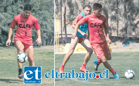 Lautaro Palacios (Izq.) podría reaparecer este sábado ante el cuadro microbusero. En tanto, el lateral volante Francisco Salinas está descartado para el juego frente a Santiago Morning.