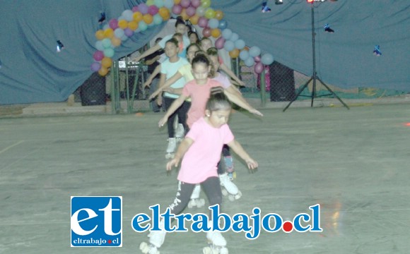 Las alumnas mostraron toda su destreza adquirida durante estos meses de práctica.