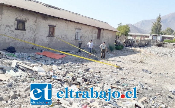 El cuerpo del recién nacido fue hallado en este basural ubicado en calle Ducó de San Felipe el pasado 14 de enero de este año.