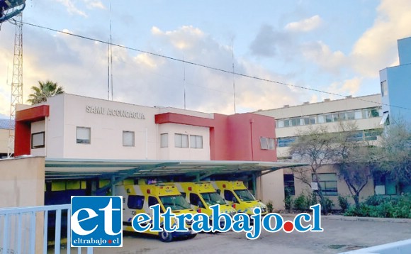 El afectado fue trasladado hasta el Servicio de Urgencias del Hospital San Camilo de San Felipe, la madrugada de este sábado.