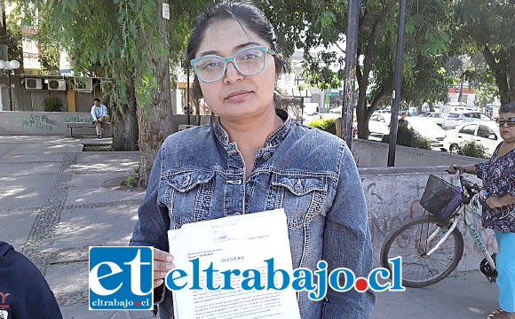 Paola Herrera Gallardo presidenta de la junta de vecinos Calle Larga de Las Coimas.