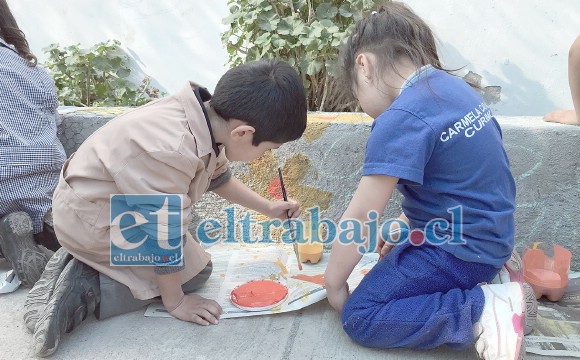 AÚN QUEDA TIEMPO.- Cada niño puede hacer su dibujo en casa, luego que los papás le hagan una foto a su obra y la envíen al +56 976161110, o al correo: javiera@fundacionlepe.cl.