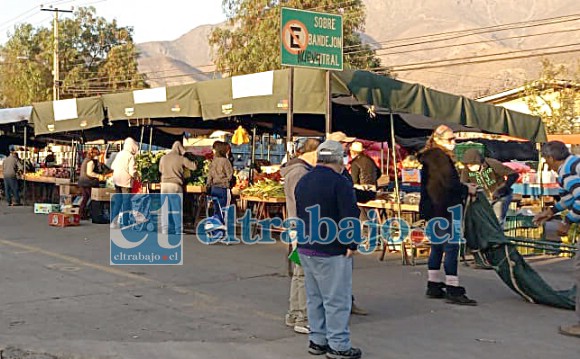 Este domingo volverá a funcionar la Feria Diego de Almagro, con todas las medidas necesarias para proteger a la población del riesgo de contagio, la cual necesita abastecerse de frutas y verduras.