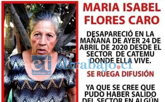 María Isabel Flores Caro apareció viva para alegría de su familia y seres queridos.