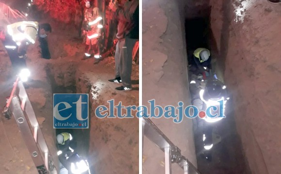 En el lugar trabajó personal del SAMU, dos Unidades de Rescate de San Felipe, además de las compañías Primera y Tercera.