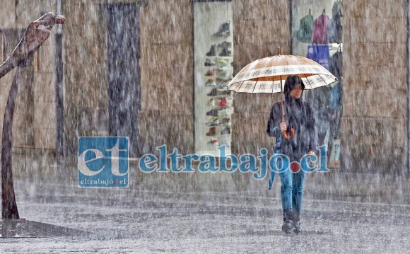 LLUEVE MAÑANA.- Para el miércoles 17 de junio (mañana) se pronostican nuevamente precipitaciones, de intensidad moderada, para el Valle de Aconcagua.