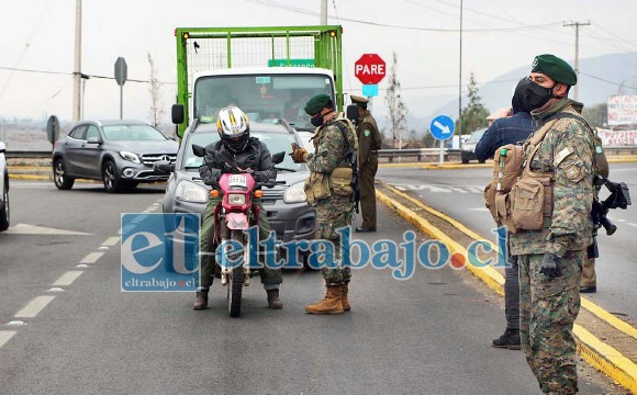 CUARENTENA TOTAL.- Para ingresar o salir de San Felipe se necesita el correspondiente salvoconducto.