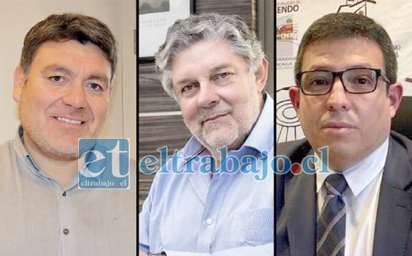 Los alcaldes Nelson Venegas (Calle Larga), Boris Luksic (Cetemu) y Fabián Muñoz (subrogante Putaendo), ya están retomando por estos días sus labores.