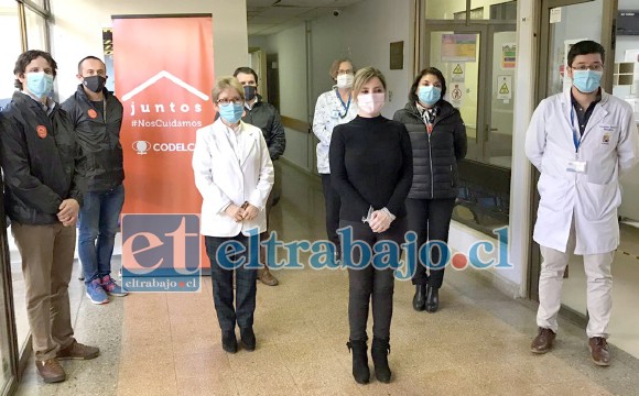 En el laboratorio del Hospital San Camilo fue entregado el extractor automatizado que Codelco Andina aportó al Servicio de Salud Aconcagua, el que durante las próximas semanas se ubicará definitivamente en el Hospital de Los Andes.