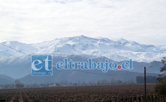 UN BLANCO PANORAMA.- Las cámaras de Diario El Trabajo nos muestran cómo lucen las montañas a nuestro rededor.