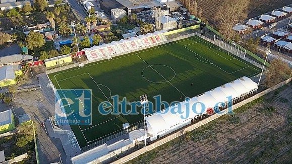 VISTA AÉREA.- Así luce este nuevo reducto deportivo en esta toma aérea de nuestro colaborador Roberto Mercado Aced. (Foto Roberto Mercado Aced)