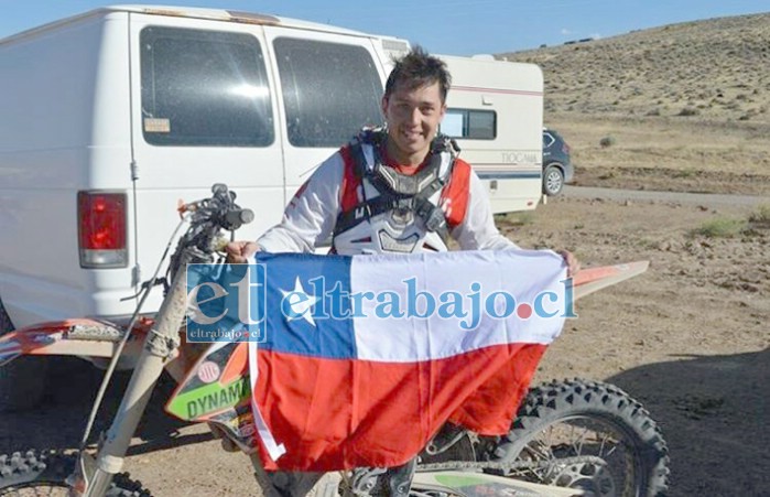 El piloto aconcagüino Javier Pérez competirá el próximo mes en la carrera de motos más larga del mundo.