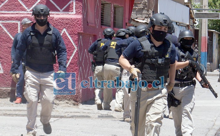 ‘OPERACIÓN 4 VILLAS’.- No fue una coincidencia que con la llegada de León a la PDI de San Felipe se viera acción y resultados policiales en las calles de nuestra ciudad. (Archivo)