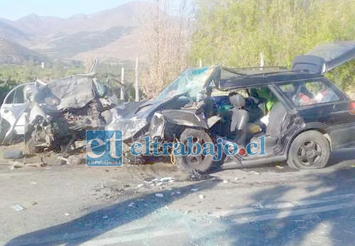 El accidente se registró en la Ruta D-835 en el kilómetro 14 que une la ciudad de Salamanca con la localidad rural de Coiron, en la provincia de Choapa.