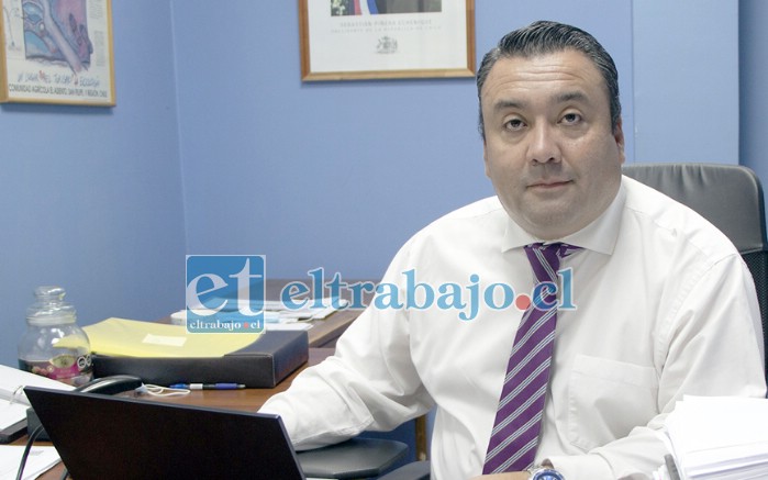 Abogado Felipe González, director jurídico de la Municipalidad de San Felipe.