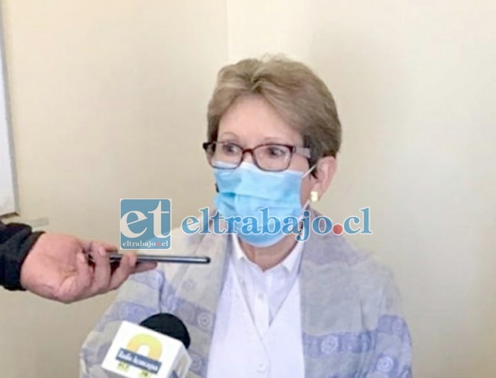 Doctora Iris Boisier, subdirectora médica del Servicio de Salud Aconcagua.