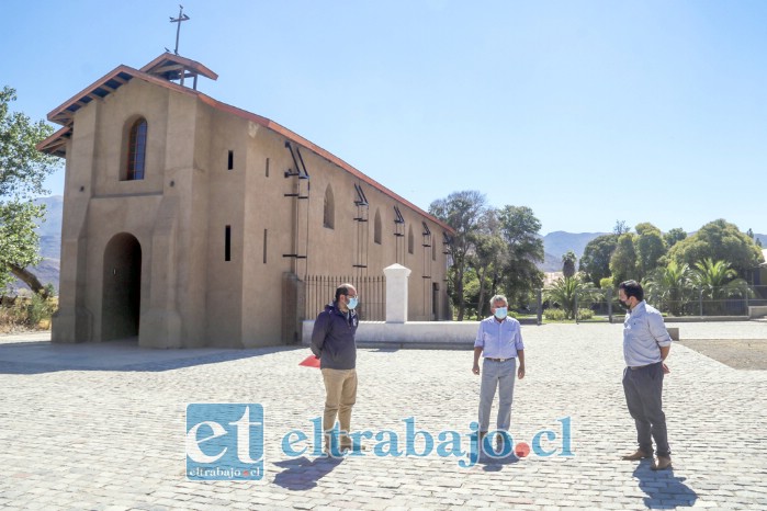 Así luce hoy día la Capilla Lo Vicuña, no obstante aún quedan obras por realizar.