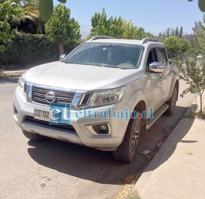 Esta es la camioneta que fue robada en calle El Convento esquina Circunvalación.