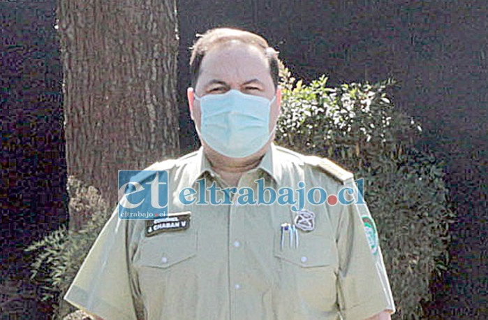 Coronel Jorge Chabán, prefecto de Carabineros de Aconcagua, entregó la información.