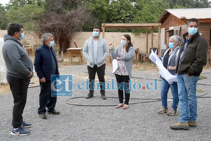 El Secplac de Putaendo explicó el proyecto a los vecinos de Población Graciela Letelier.