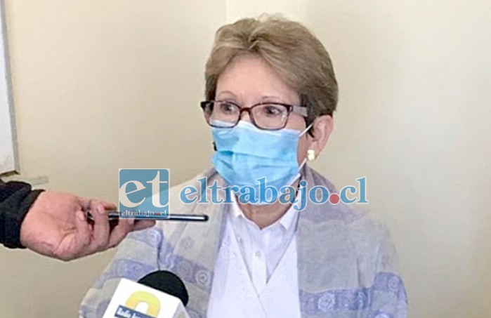 Doctora Iris Boisier, sub directora médica del Servicio de Salud Aconcagua.