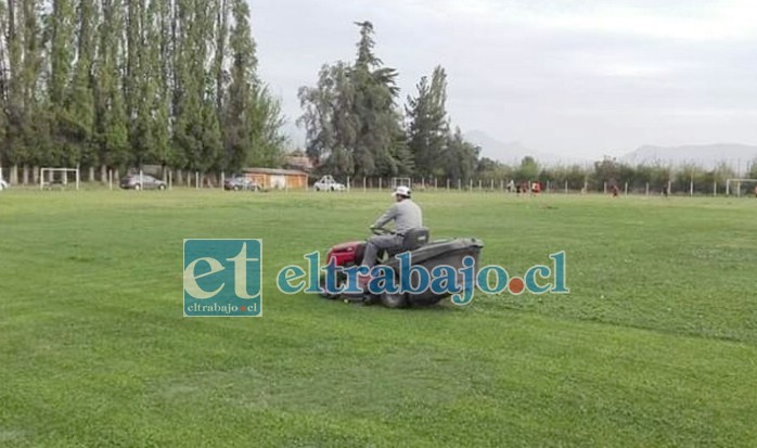 Los clubes más emblemáticos de Curimón se la están jugando por mejorar su cancha.