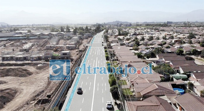 Así quedará la Avenida Michimalongo una vez que estén terminados los trabajos, con cuatro pistas de circulación, formando parte del mega proyecto ‘Circunvalación San Felipe’ junto a los trabajos en Avenida Hermanos Carrera el año 2020.