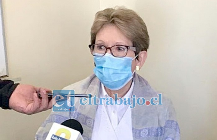 Psiquiatra Iris Boisier, subdirectora médica del Servicio de Salud Aconcagua.