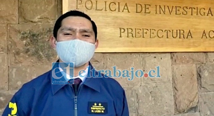 Marcelo Lazen, Subprefecto de la BH PDI Los Andes.