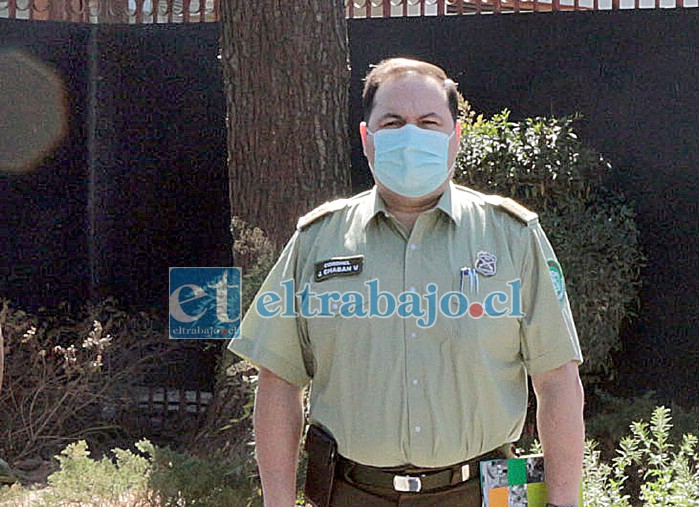 Coronel Jorge Chavan Vilches, prefecto de Carabineros de Aconcagua.