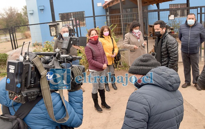 VECINOS HARTOS.- Diario El Trabajo y Canal 13 buscaron respuestas la mañana de este martes de los dos protagonistas de esta polémica historia.