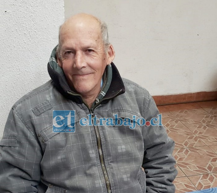 Juan Leiva, persona fallecido en el Hogar Protegido que se incendió ese día jueves 29 de julio pasadas las 21:00 horas. (Foto autorizada por la familia)