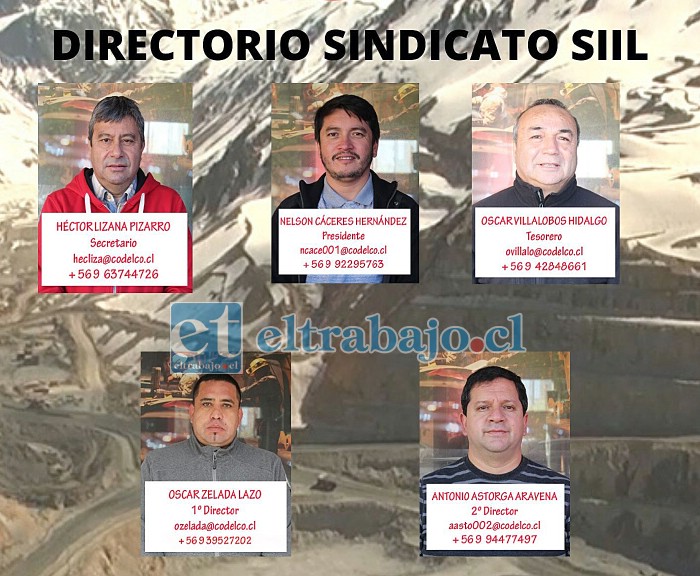 Esta es la directiva del Sindicato Industrial de Integración Laboral (SIIL).