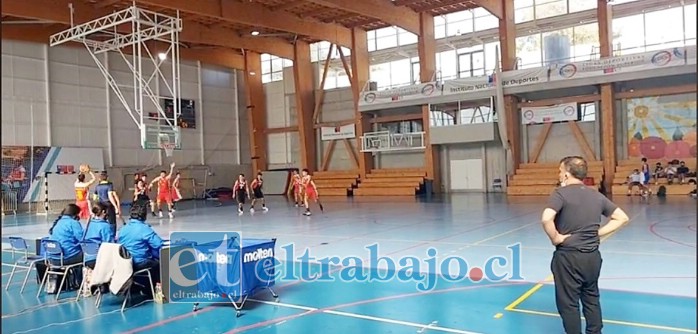 El lunes pasado la selección aconcagüina se impuso a Marga Marga en el Polideportivo Renato Raggio en Valparaíso.