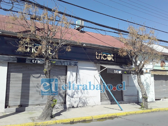 La tienda Tricot de calle Portus fue asaltada por violentos delincuentes que agredieron al personal que labora en el lugar.