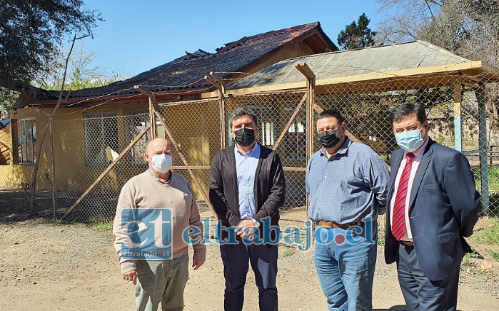 Las dependencias que se encuentran al interior del Parque La Ermita están inutilizables y en completo abandono, por lo que su recuperación era vital para trabajar en algún proyecto que permita darle espacio a las organizaciones sociales de San Esteban.