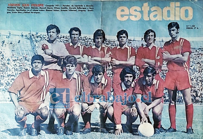 LAS GRANDES PORTADAS.- La Revista Estadio también dedicó su portada principal a los sanfelipeños campeones, fecha que será recordada en pocos meses en nuestra comuna.