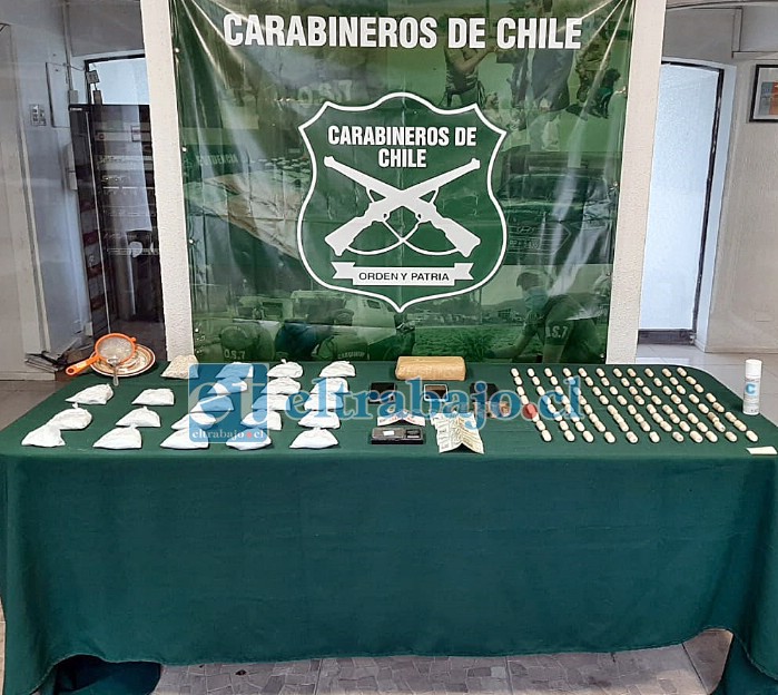 En el procedimiento se incautaron alrededor de 4 kilos de droga; cocaína y pasta base.