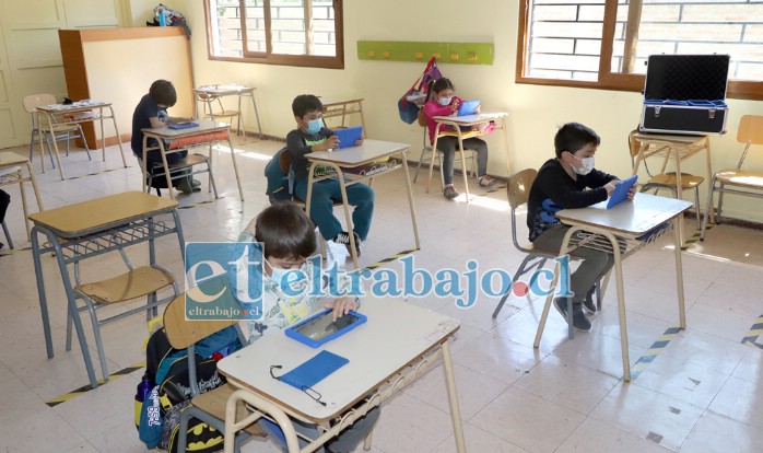 Pese al cambio de fase Panquehue mantiene la apertura de escuelas, con asistencia voluntaria, medida que se evaluará esta semana según sea la asistencia.