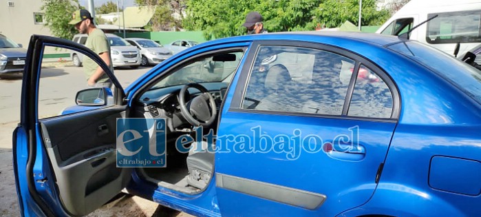 En Colina apareció el automóvil robado la noche del 30 de octubre frente a la discoteca César, en la carretera San Martín.