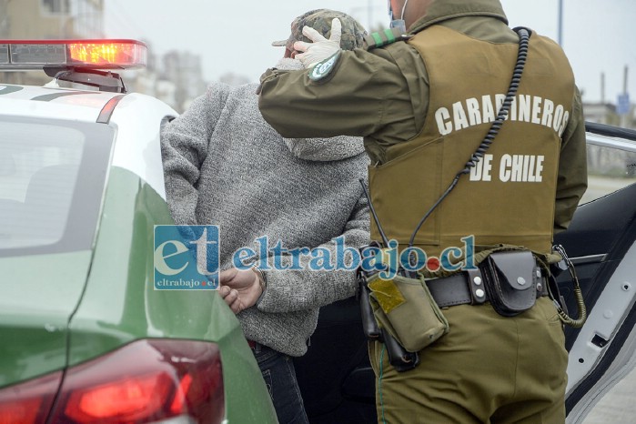 El imputado pasó a disposición del Juzgado de Garantía de la vecina ciudad por el delito de Abuso Sexual. (Foto Referencial: MIGUEL MOYA / AGENCIAUNO)