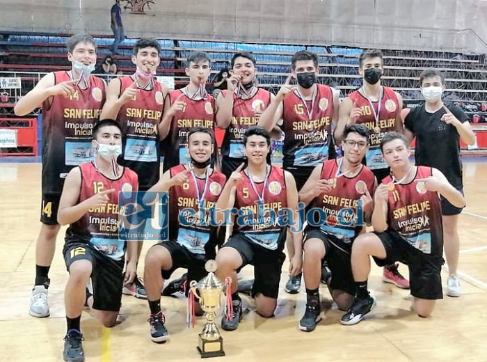 San Felipe Basket dio rienda suelta a su alegría tras conquistar el título del torneo de la ABAR.