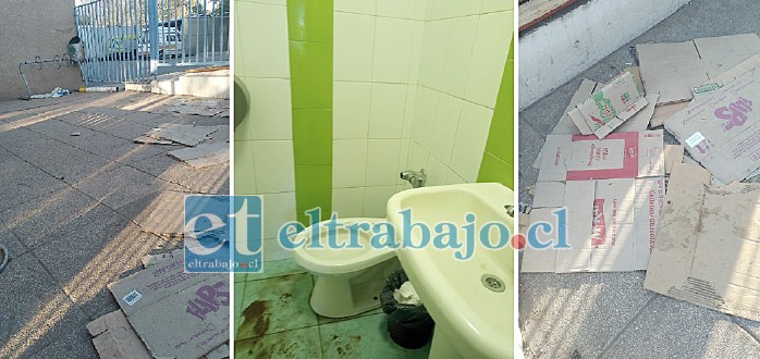 DENUNCIAS CIUDADANAS.- Como lo muestran estas fotos suministradas por usuarios del Hospital San Camilo, hay un grave problema con el tema de aseo, tanto dentro como fuera de los pasillos del Hospital San Camilo.