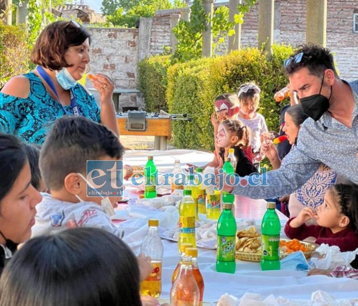 Los menores fueron agasajados para disfrutar de esta navidad lejos de su tierra y sus raíces.