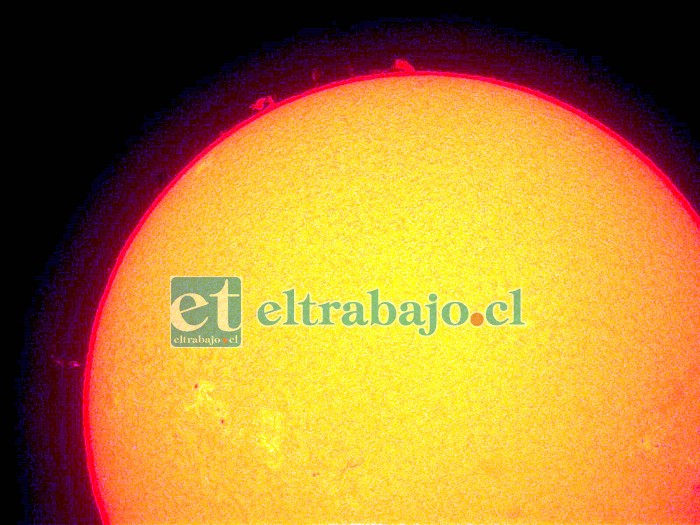 Una serie de actividades anormales lograron ser captadas por el telescopio H-Alpha perteneciente al Observatorio Pocuro de Calle Larga, el que permitió captar manchas solares y erupciones, las que pueden ser atribuidas al fenómeno llamado ‘máximo solar’.