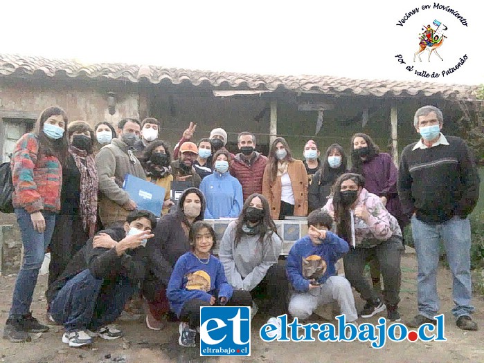 Los miembros de la agrupación de ‘Vecinos en Movimiento por el Valle de Putaendo’.