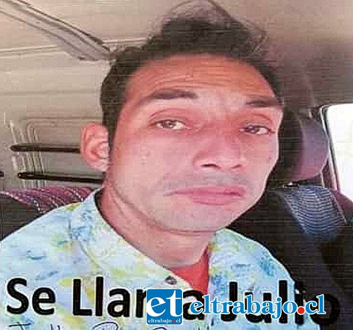 El es Julio Parra, a quien su familia espera encontrar. La última vez se le vio en San Felipe. Si sabe algo de él puede contactar a los fonos +56986599326 ó +56956545848.