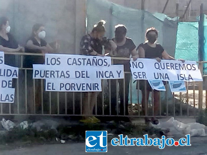 En pie de guerra están los vecinos y vecinas de la Villa El Castaño por los trabajos del tramo 3 de la Avenida Michimalonco. Ya protagonizaron una manifestación el lunes (en la foto de archivo).