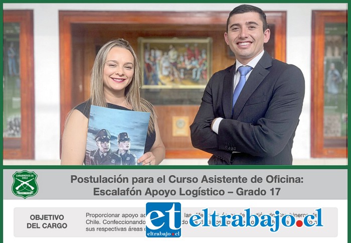 El proceso de inscripción es hasta el viernes 01 de abril del presente, en la oficina de postulaciones Aconcagua que se encuentra temporalmente funcionando al interior de la Tercera Comisaría de Carabineros Los Andes, en Avenida Santa Teresa #491.